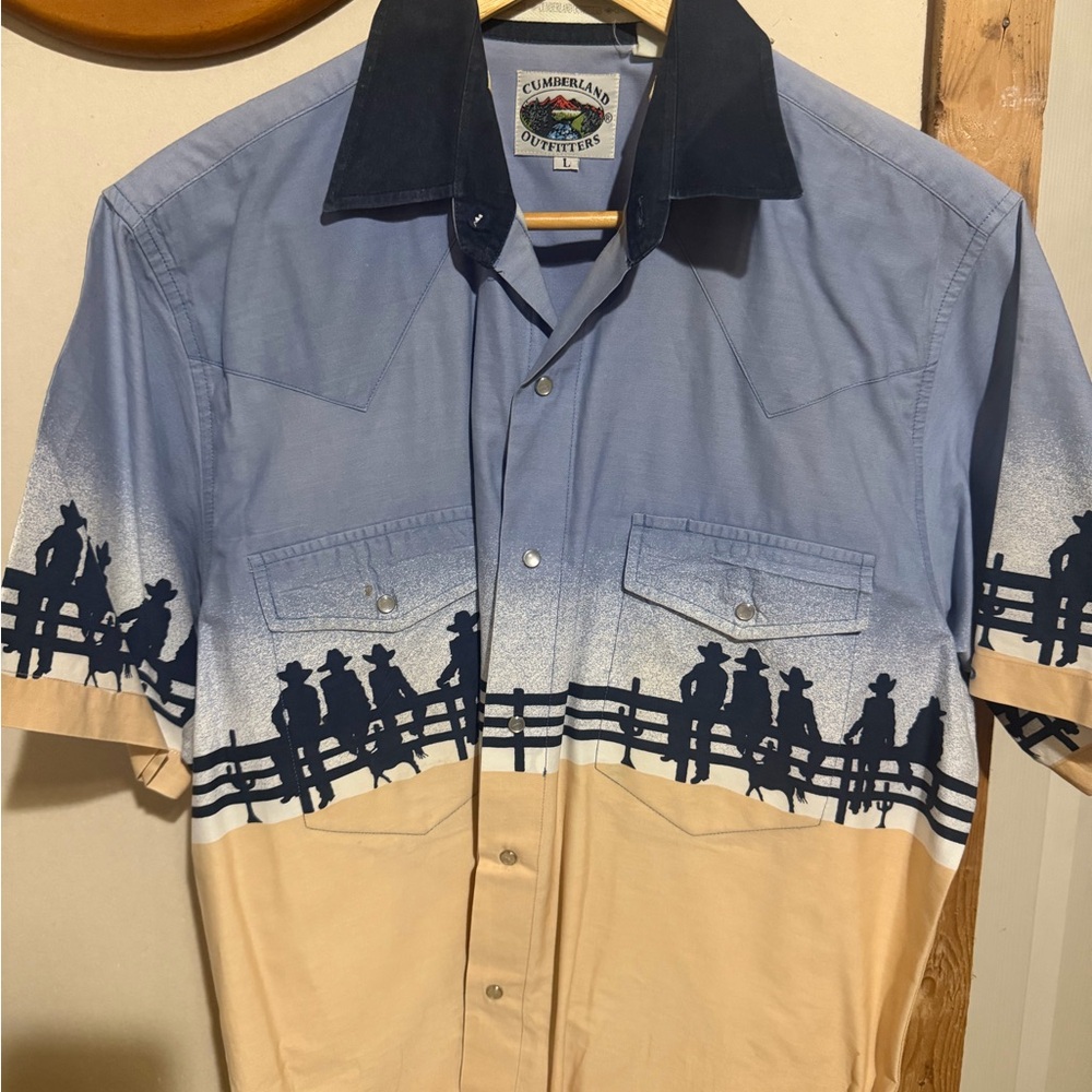 Men’s Cumberland Outfitters Western Pearl Snap Shirt